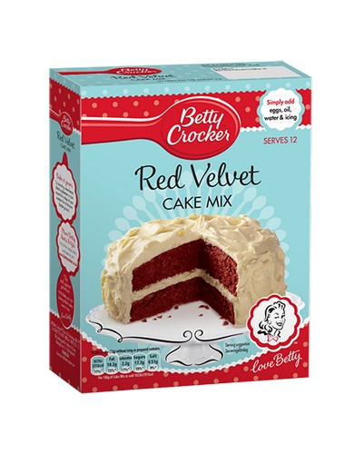 BETTY CROCKER RED VELVET CAKE 425 GRMS