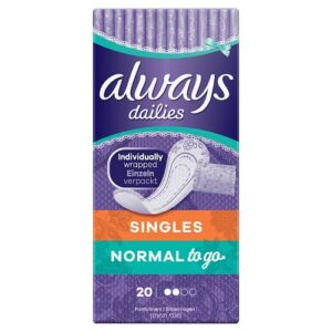 ALWAYS DAILIES FOLD & WRAP UNSCENTED 20 PCS.