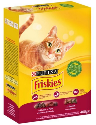 PURINA FRISKIES ADULT BEEF CHICKEN VE 400 GRMS