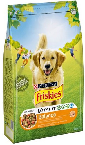 PURINA FRISKIES ADULT BALANCE CHICKEN & BEEF & VEGETABLE 4 KG
