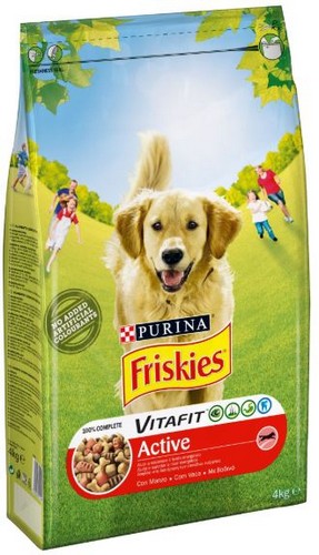 PURINA FRISKIES ADULT ACTIVE MEAT 4 KG