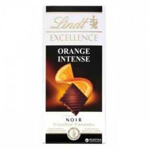 LINDT EXELLENCE  INTENSE ORANGE 100 GRMS