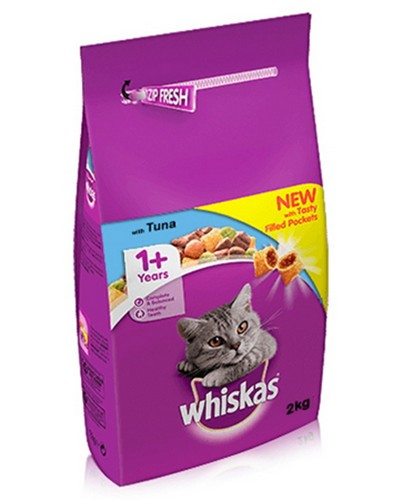 WHISKAS ADULT DRY TUNA 2 KG