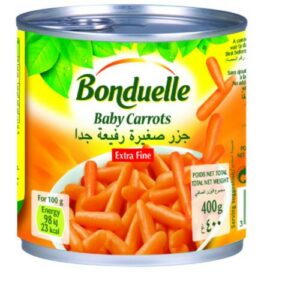 BONDUELLE EXTRA FINE CARROTS 400 GRMS