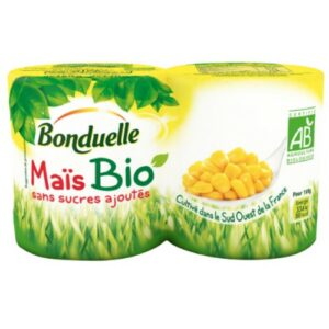 BONDUELLE BIO SWEETCORN 400 GRMS