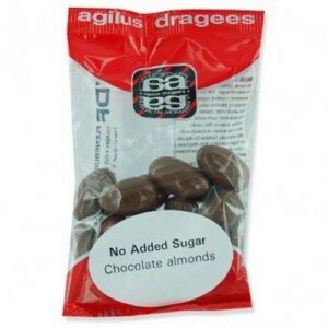 AGILUS DIAT CHOC ALMONDS 75 GRMS