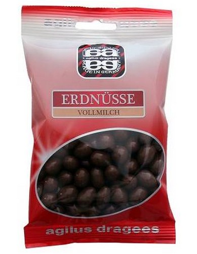 AGILUS DIAB CHOCLATE PEANUTS 100 GRMS