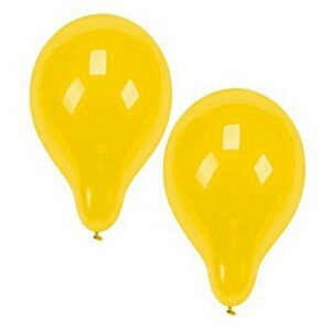 PAP STAR BALLOONS YELLOW 10 PCS.