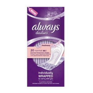 ALWAYS DAILIES FOLD & WRAP SCENTED 20 PCS.