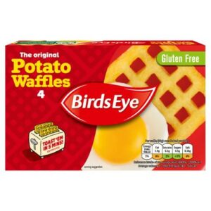 BIRDS EYE POTATO WAFFLE X 4 227 GRMS