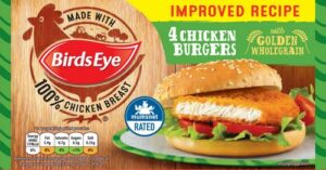 BIRDS EYE 4 CHIC BURGERS W/GOLDEN WGRAIN 200 GRMS