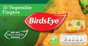 BIRDS EYE VEGETABLE FINGERS 10 284 GRMS