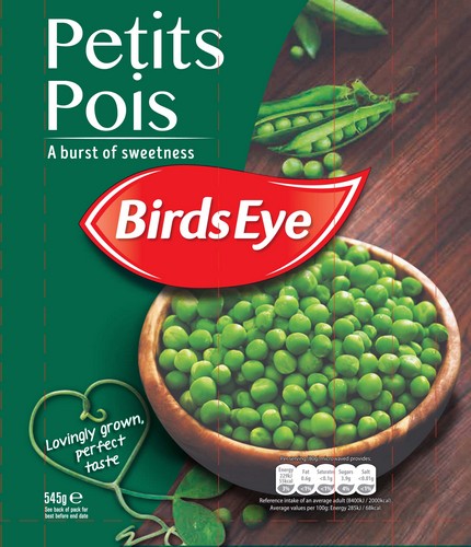 BIRDS EYE PETIT POIS 545 GRMS