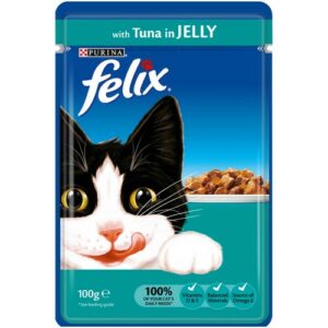 PURINA FELIX POUCH JELLY IN TUNA 100 GRMS