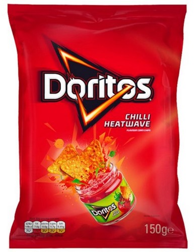 DORITOS CHILLI HEATWAVE 150 GRMS