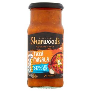 SHARWOODS TIKKA MASALA 30% LESS FAT 420 GRMS