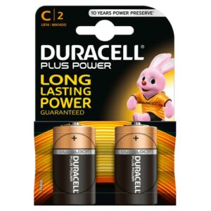 DURACELL PLUS POWER C 2 PCS.