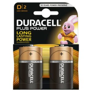 DURACELL PLUS POWER D 2 PCS.