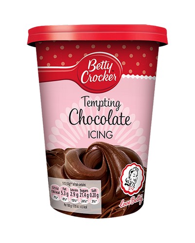 BETTY CROCKER TEMPTING CHOCOLATE ICING 400 GRMS