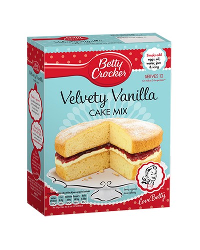 BETTY CROCKER VELVETY VANILLA CAKE 425 GRMS