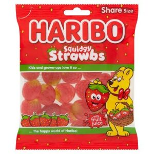 HARIBO SQUIDGY STRAWBS 160 GRMS