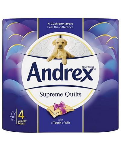 ANDREX TOILET TISSUES QUILTS 4 PCS.
