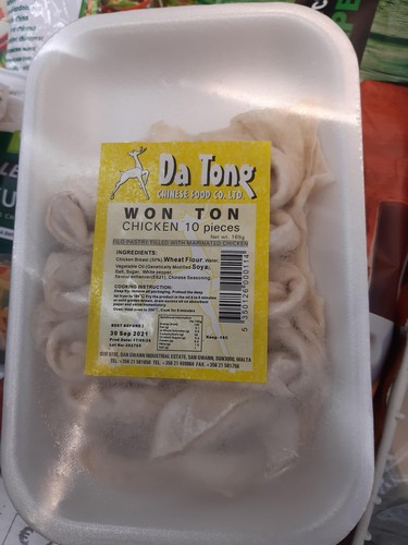DA TONG WON TON CHICKEN 10 EACH