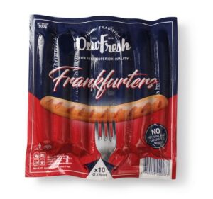 DEWFRESH FRANKFURTERS 500 GRMS