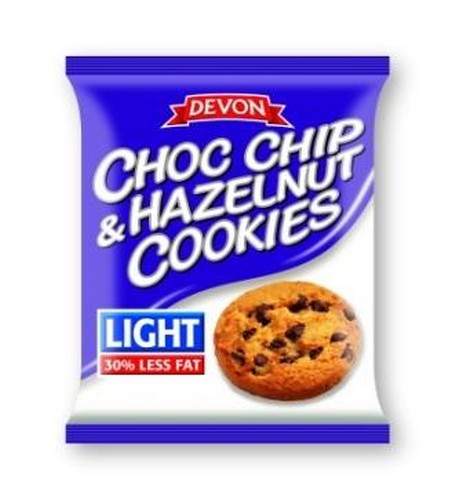 DEVON LIGHT CHOC CHIP COOKIES 200 GRMS