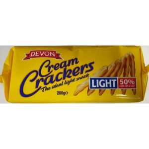 DEVON LIGHT CREAM CRACKERS 200 GRMS