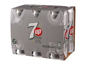 7UP FREE CAN 6 PACK 6X330 ML