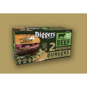 DIGGERS 2 PREMIUM BURGERS 6 EACH