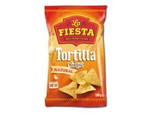 LA FIESTA TORTILLA CHIPS NATURAL 200 GRMS