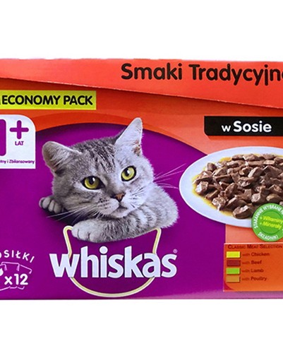 WHISKAS CLASSIC SELECTION BOX MEAT 12X100 GRMS