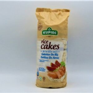 KUPIEC RICE CAKE WITH SEA SALT 120 GRMS