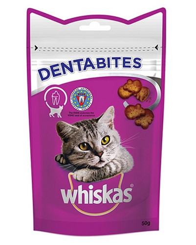 WHISKAS DENTABITES CHICKEN 50 GRMS