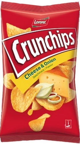 LORENZ CRUNCHIPS C/ONION 100 GRMS