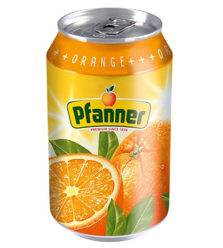PFANNER ORANGE NECTAR CAN 330 ML