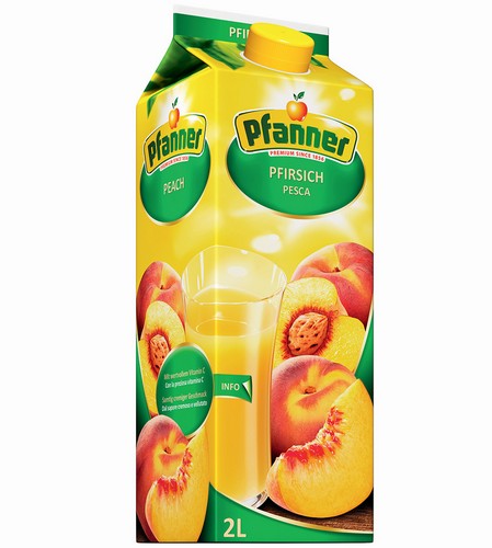 PFANNER PEACH DRINK 2 LTR