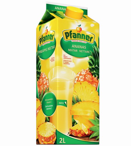 PFANNER PINEAPPLE JUICE 2 LTR