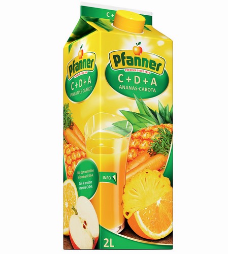 PFANNER CDA FRUIT DRINK 27% 2 LTR
