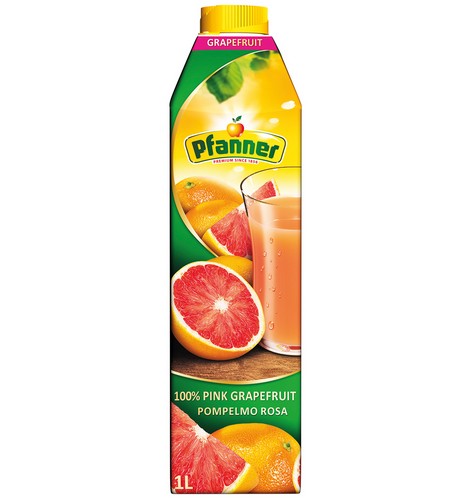 PFANNER PINK GRAPE FRUIT 1 LTR