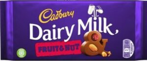 CADBURY DAIRY MILK FRUIT & NUT BAR 200 GRMS