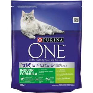 PURINA ONE INDOOR FORMULA CAT TURKEY 800 GRMS