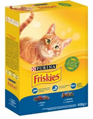 PURINA FRISKIES ADULT TUNA & VEGETABL 400 GRMS