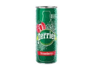 PERRIER SPARKLING CAN STARWBERRY 250 ML