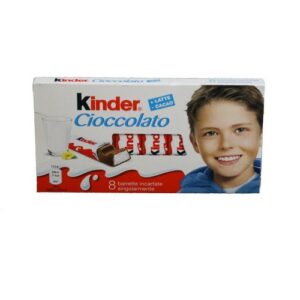 KINDER CIOCCOLATO 8 BARS 100 GRMS
