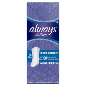 ALWAYS LINERS LARGE 26 PCS.