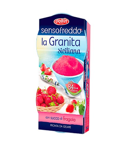 DOLFIN SENSO GRANITA FRAGOLA 2X100 ML