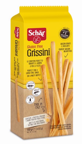 DR SCHAR GRISSINI BREAD 150 GRMS